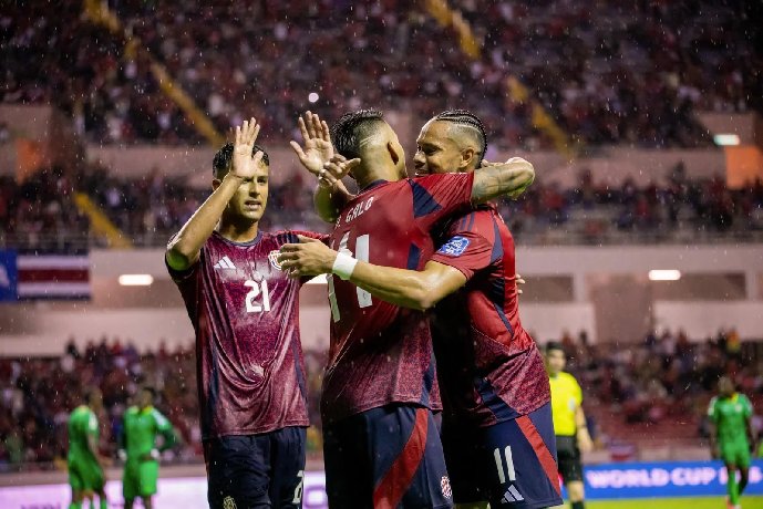 Kết quả bóng đá hôm nay tối 7/6: Costa Rica thắng nhàn Saint Kitts and Nevis