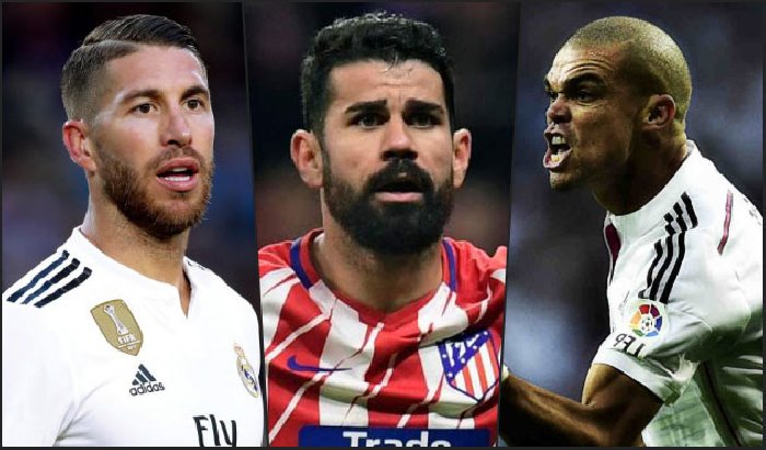 Đội hình những 'gã đồ tề' của bóng đá thế giới: Ramos, Pepe. Diego Costa,...