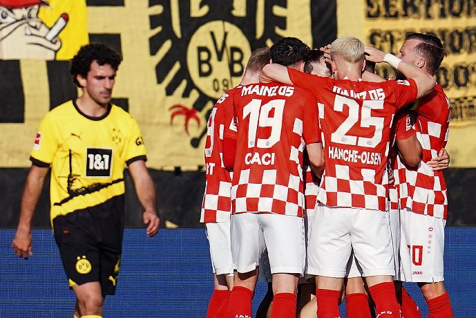 Kết quả bóng đá hôm nay 12/5: Dortmund thảm bại trước Mainz