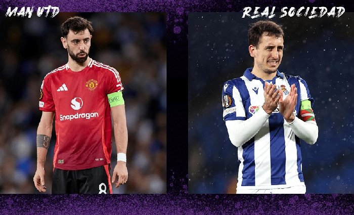 Link xem trực tiếp MU vs Real Sociedad bình luận tiếng Việt, 03h00 ngày 14/3