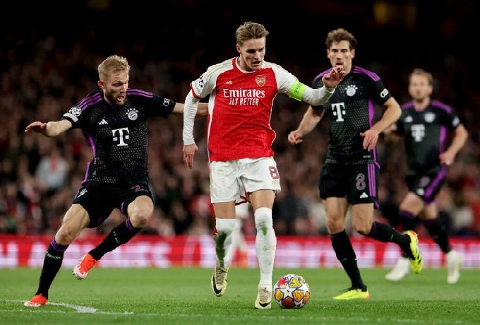 Kèo thẻ phạt ngon ăn Bayern Munich vs Arsenal, 2h ngày 18/04