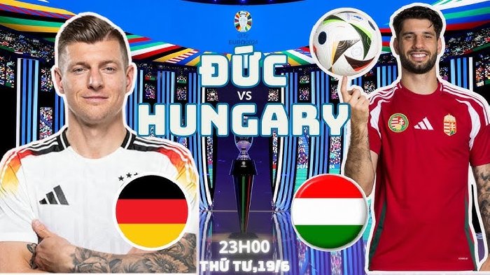 Siêu máy tính dự đoán Đức vs Hungary, 23h00 ngày 19/6