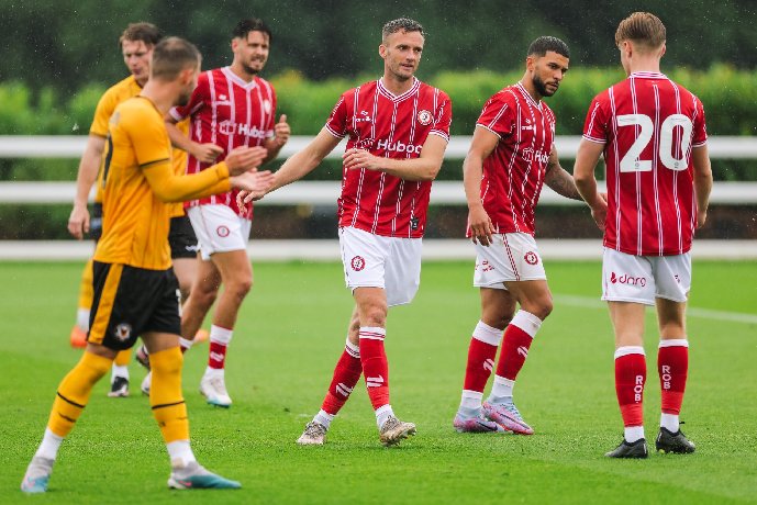 Kết quả bóng đá hôm nay tối 23/7: Bristol City thắng nhẹ Newport County