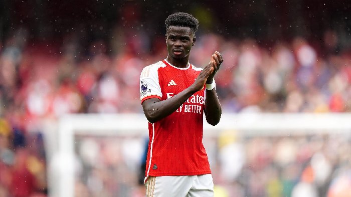 Bukayo Saka xác lập cột mốc kỷ lục trong màu áo Arsenal