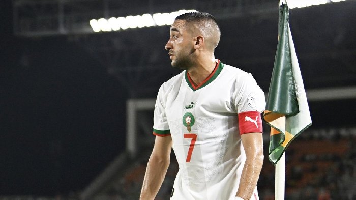 Morocco lo sốt vó khi vắng Hakim Ziyech ở trận gặp Nam Phi