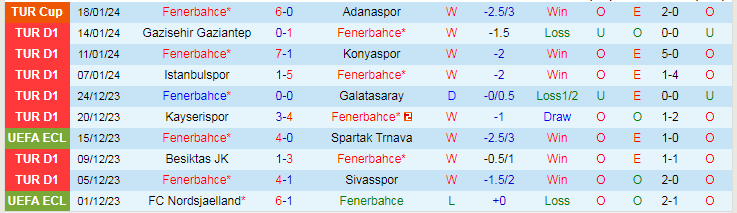 Nhận định dự đoán Fenerbahce vs Samsunspor, lúc 20h00 ngày 21/1/2024 - Ảnh 1