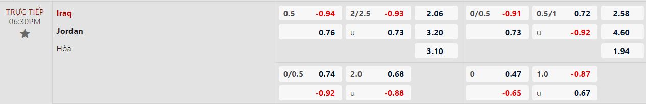 Soi kèo nhà cái Iraq vs Jordan, lúc 18h30 ngày 29/1 - Ảnh 1