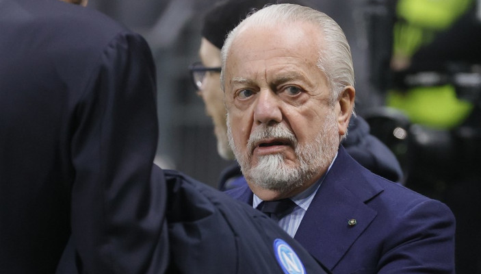 Chủ tịch Napoli bị UEFA 'sờ gáy' - Ảnh 1