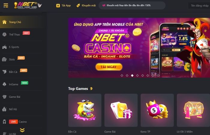 Nhà Cái Nbet - Sân Chơi Cá Cược, Game Bài Online Uy Tín Số 1 - Ảnh 2