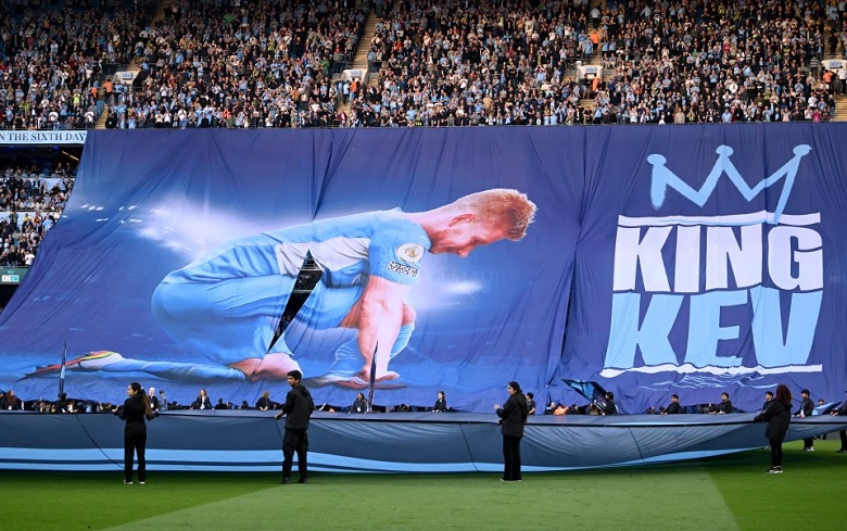 De Bruyne tạo cột mốc đặc biệt trong trận đấu cuối cùng tại Etihad - Ảnh 1