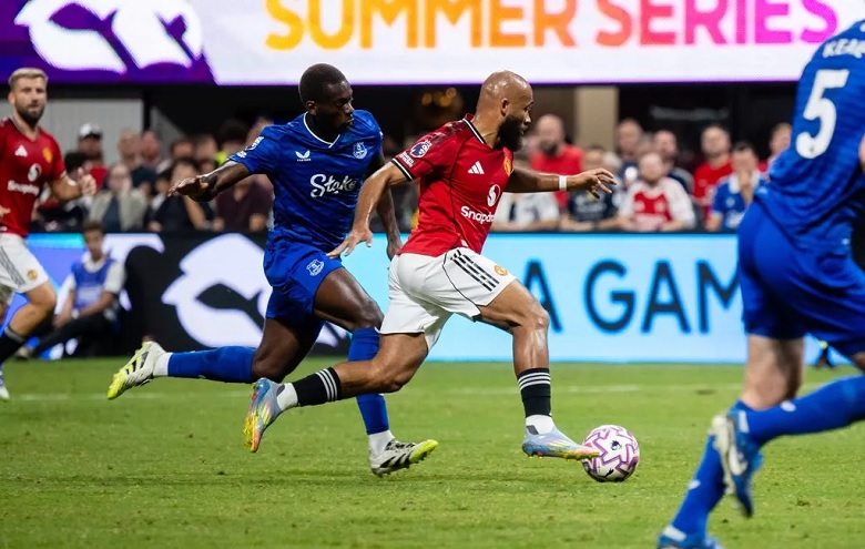 Mbeumo ra mắt, MU bị Everton cầm hòa trên đất Mỹ - Ảnh 1