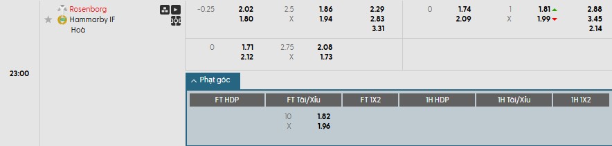 Soi kèo phạt góc Rosenborg vs Hammarby, 22h59 ngày 07/08 - Ảnh 1