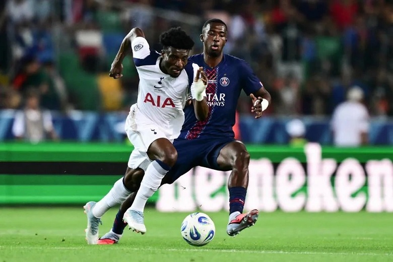 Tottenham thất bại trước PSG ở Siêu Cúp châu Âu dù dẫn trước 2 bàn