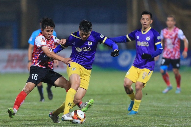 Hình ảnh trận đấu giữa CLB Công an TP.HCM và Hà Nội tại V.League 2025/26