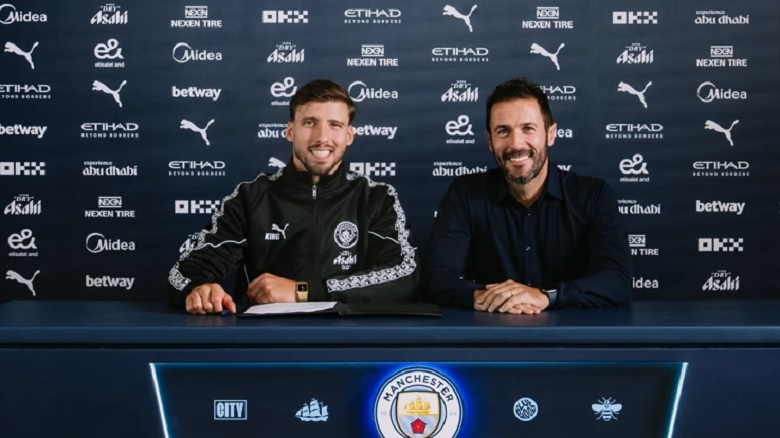 Man City trói chân Dias đến năm 2029 - Ảnh 1