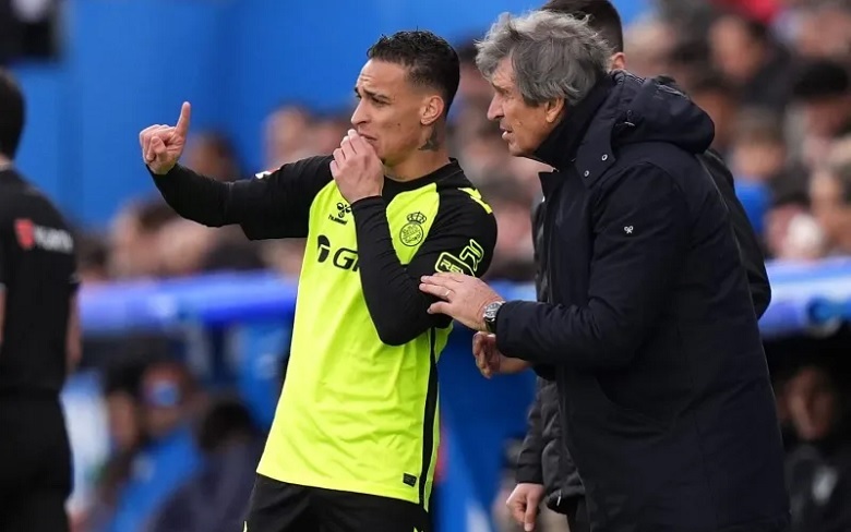 Antony tìm lại cảm hứng chơi bóng dưới sự dẫn dắt của HLV Pellegrini tại Real Betis