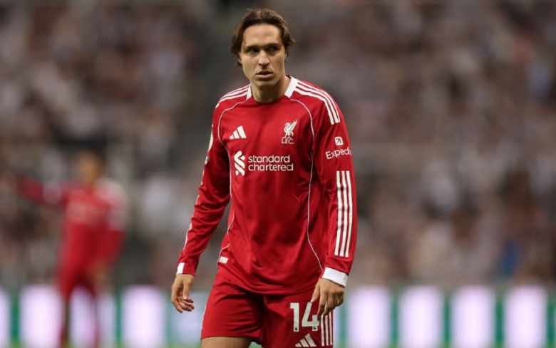 Cầu thủ Federico Chiesa của Liverpool sẽ vắng mặt tại Champions League