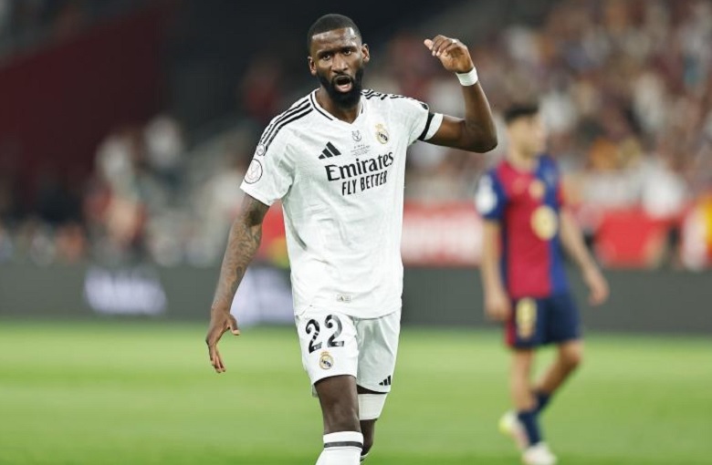 Trung vệ Antonio Rudiger bị chấn thương cơ đùi nghiêm trọng, sẽ vắng mặt dài hạn trong màu áo Real Madrid