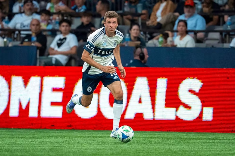 Thomas Muller ăn mừng hat-trick lịch sử cho Vancouver Whitecaps tại giải MLS