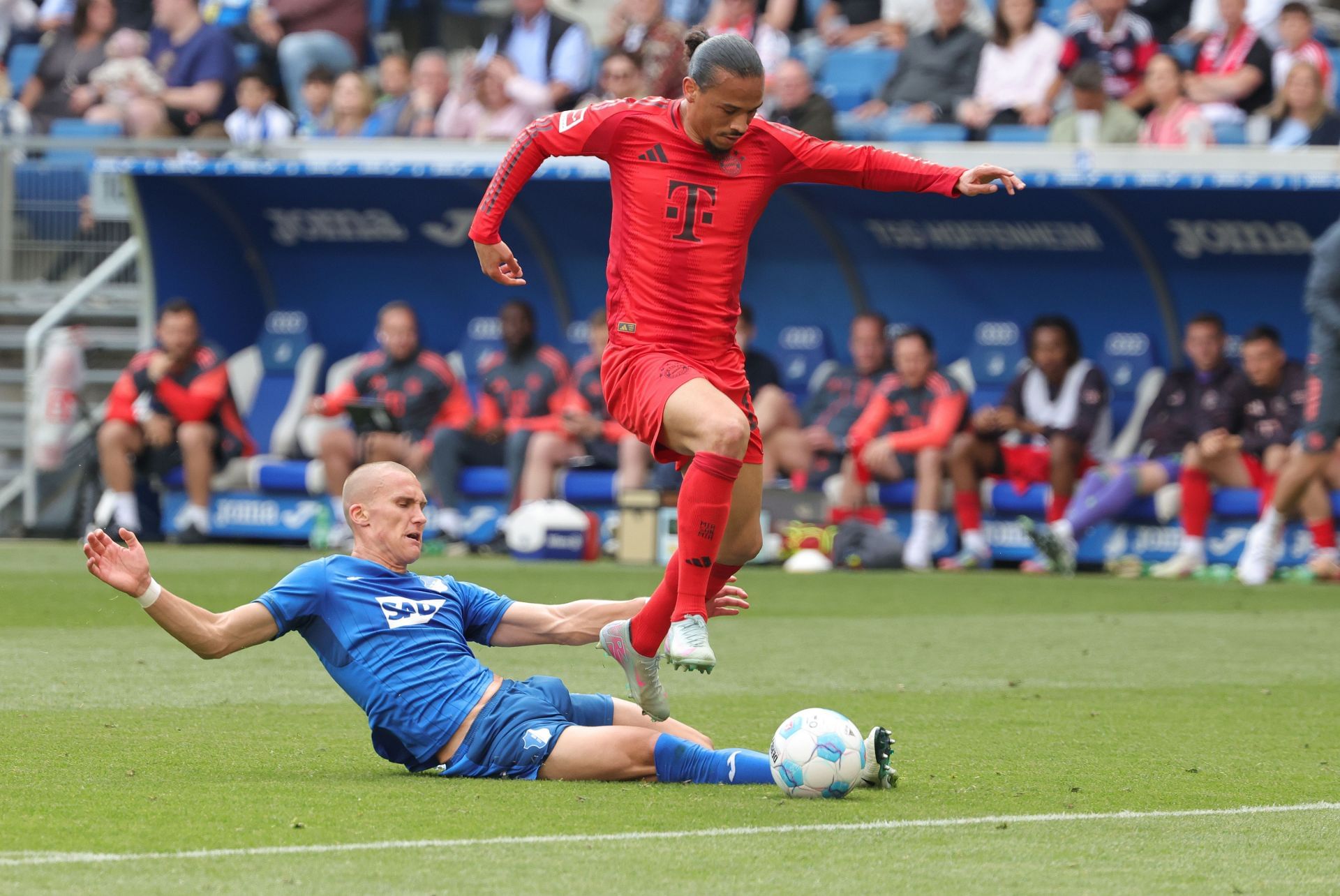 Biểu đồ so sánh kèo phạt góc cả trận Hoffenheim vs Bayern Munich trước giờ bóng lăn