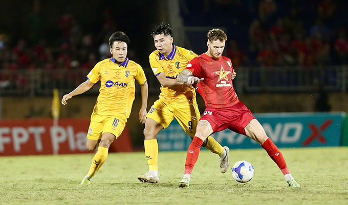 SLNA vs Hà Tĩnh V-League 21/9: điểm tựa sân Vinh, phong độ sân nhà của SLNA