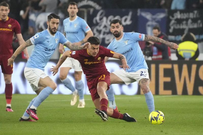 Biểu đồ thống kê phạt góc hai đội Lazio và AS Roma ở các trận derby gần nhất
