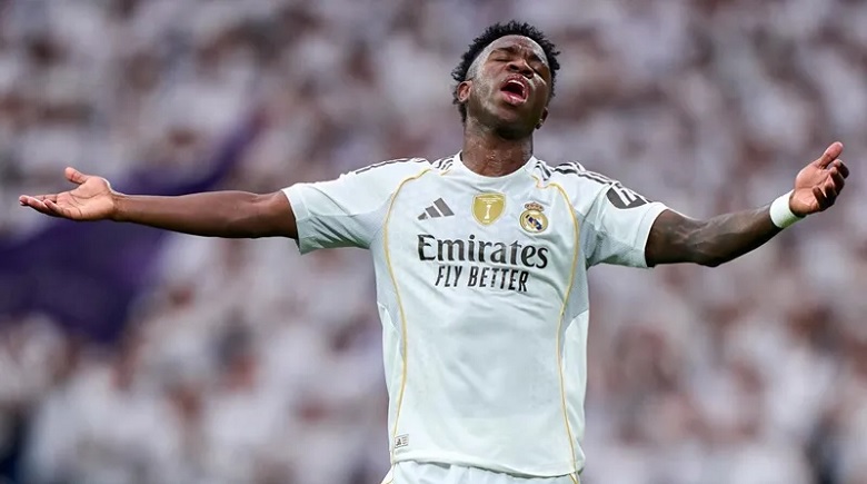 Vinicius Jr đứng hạng 16 tại Quả bóng vàng 2025, mùa 2024/25 kém bùng nổ ở Real Madrid