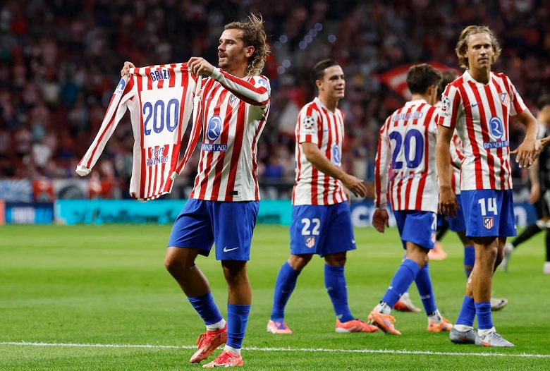 Griezmann chạm mốc 200 bàn trong màu áo Atletico Madrid - Ảnh 1