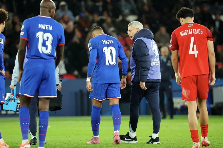 Mbappe chấn thương, nguy cơ lỡ đại chiến với Barcelona - Ảnh 1