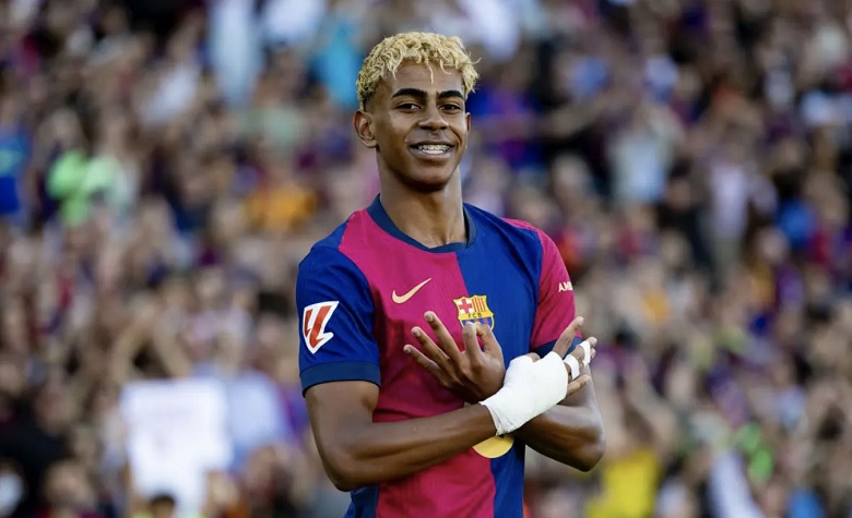 Yamal lọt Top những cầu thủ có thu nhập cao nhất năm 2025 - Ảnh 1