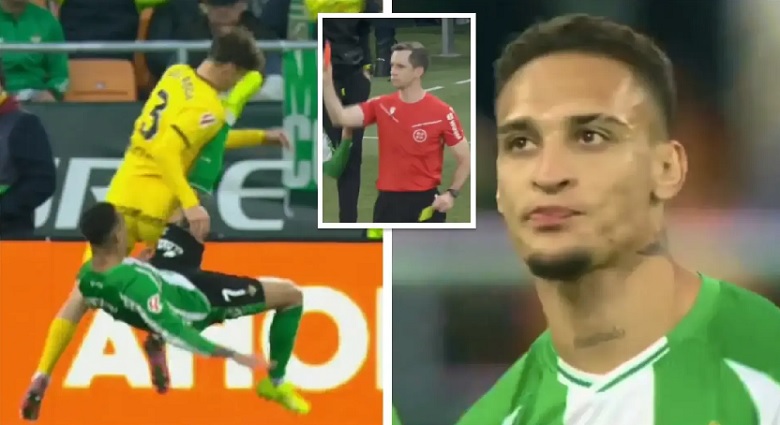 Antony lần thứ 2 bị đuổi khỏi sân tại La Liga - Ảnh 1