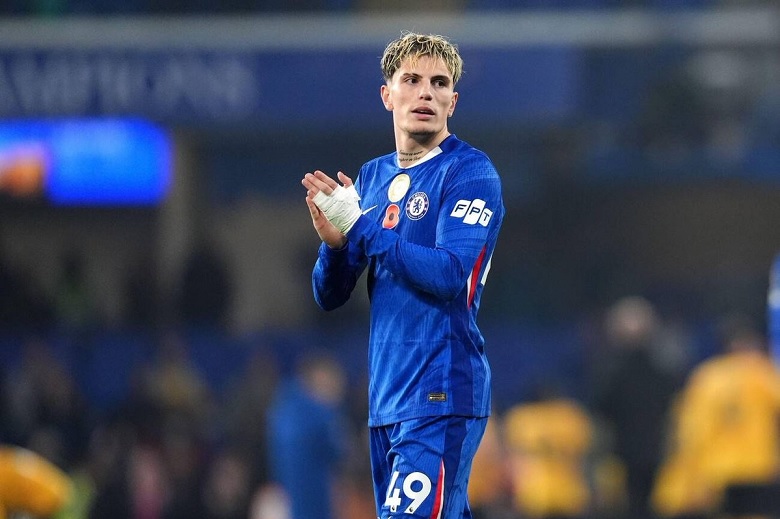 Garnacho tạo cột mốc lịch sử tại Ngoại hạng Anh - Ảnh 1