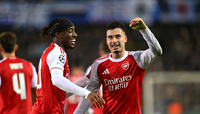 Martinelli đi vào lịch sử trong ngày Arsenal hủy diệt Brugge - Ảnh 1