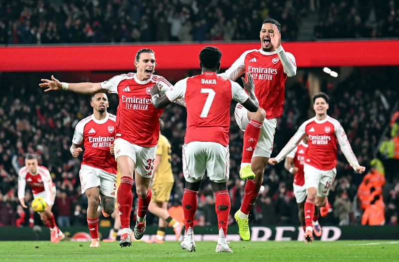 Arsenal vào bán kết Cúp Liên đoàn sau màn ‘đấu súng’ kịch tính - Ảnh 1