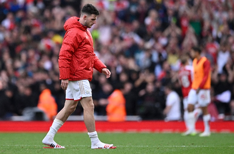 Declan Rice chấn thương, Arsenal đối mặt biến cố lớn - Ảnh 1