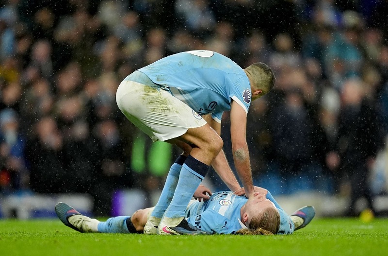 Haaland chấn thương, Pep để ngỏ khả năng tái xuất - Ảnh 1