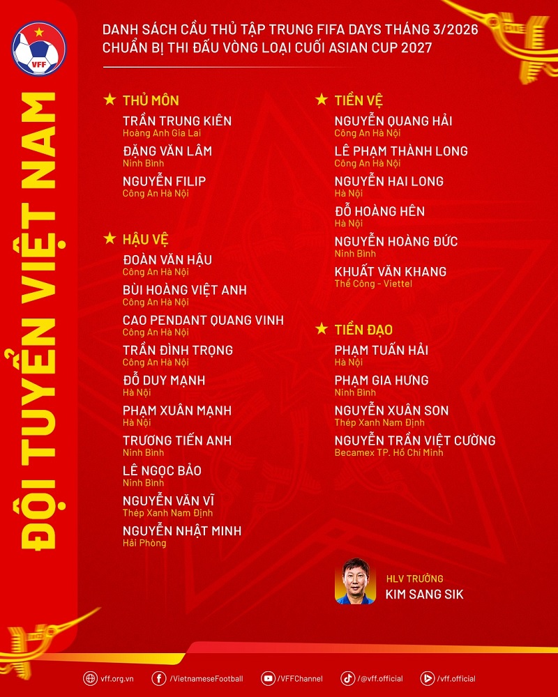 Đỗ Hoàng Hên lần đầu góp mặt ở ĐT Việt Nam - Ảnh 3