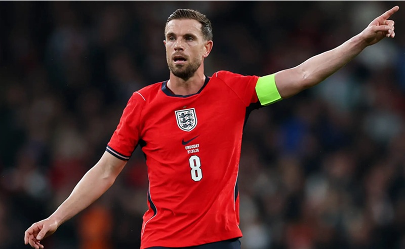 Jordan Henderson chạm cột mốc lịch sử trong màu áo ĐT Anh - Ảnh 1