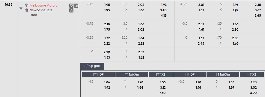 Soi kèo phạt góc Melbourne Victory vs Newcastle Jets, 16h35 ngày 17/04 - Ảnh 1