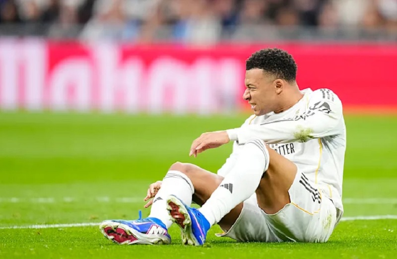 Mbappé dính chấn thương, Real Madrid đối diện kịch bản xấu - Ảnh 1