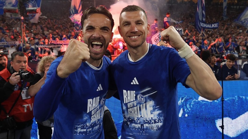 Dzeko cùng Schalke trở lại Bundesliga - Ảnh 1