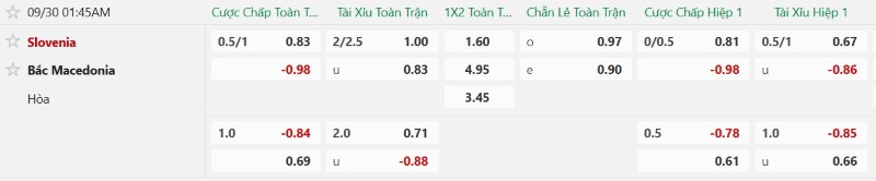 Nhận định, Soi kèo Slovenia vs Bắc Macedonia 01h45 ngày 30/9: Cửa-dưới có điểm - Ảnh 2