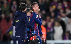 Olmo trật khớp vai, nghỉ hết năm 2025