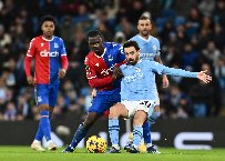 Kèo thẻ phạt ngon ăn Crystal Palace vs Man City, 18h30 ngày 06/04