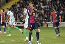 Không thể thắng Betis, Barca lãng phí cơ hội vàng tại La Liga