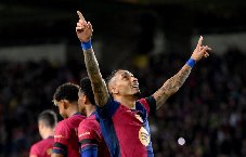 Raphinha cân bằng thành tích của Messi ở cúp C1