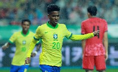 Estevao tạo cột mốc vĩ đại trong màu áo ĐT Brazil