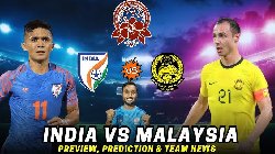 Nhận định Malaysia vs Ấn Độ, giao hữu 20h00 ngày 13/10/2023