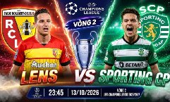Nhận định, Soi kèo Lens vs Sporting Lisbon 23h45 ngày 13/10: Khải hoàn đất khách