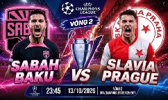 Nhận định, Soi kèo Sabah Baku vs Slavia Prague 23h45 ngày 13/10: Điểm số đầu tiên